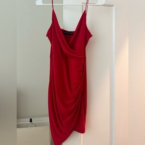 Prettt little thing red mini dress